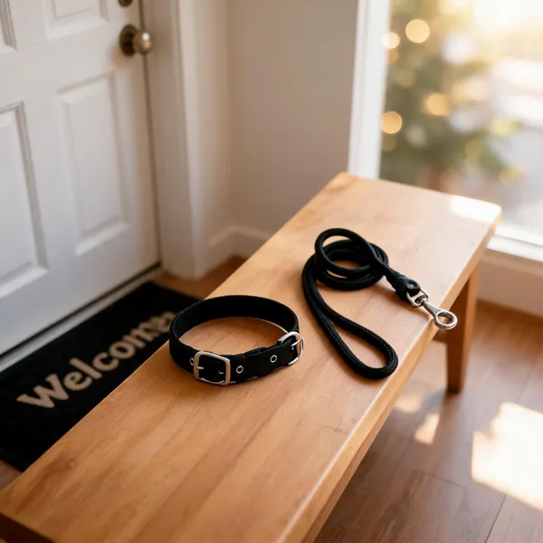 Pawezzy_Black_Dog_Collar_And_Leash_Set