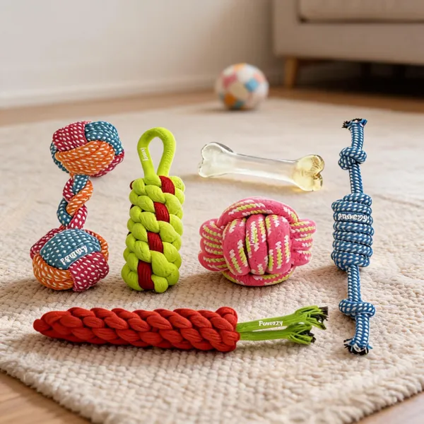 Pawezzy_Multicolor_Dog_Chew_Toys_Dumbbell_Bone_Ball_Pack_Of_6
