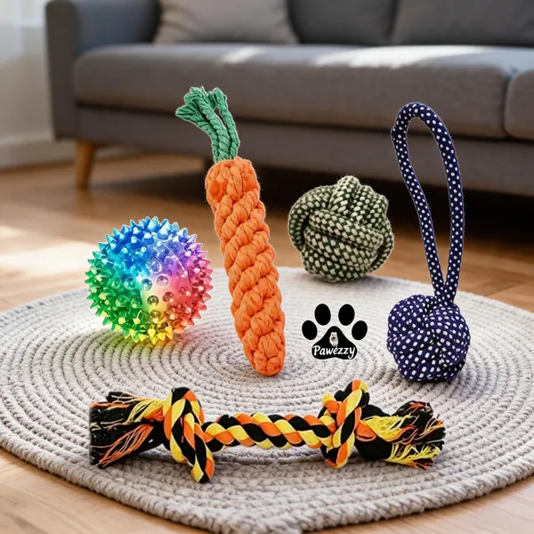 Pawezzy_Multicolor_Cotton_Chew_Toys_For_Dogs_Pack_Of_5