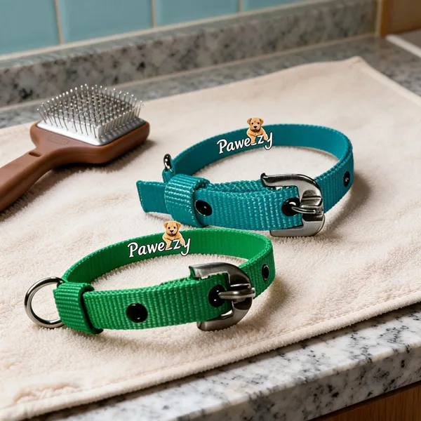 Pawezzy_Green_Dog_Collar_Combo_Pack_Of_2
