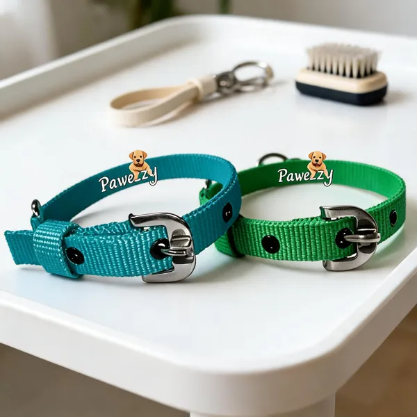 Pawezzy_Green_Dog_Collar_Combo_Pack_Of_2