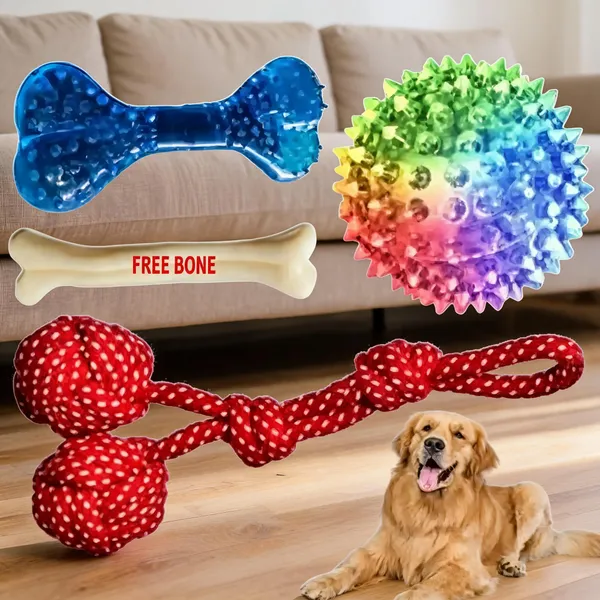 Pawezzy_LED_Ball_Bone_Knot_Chew_Toys_Combo_For_Dogs_Set_Of_4