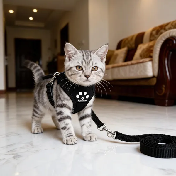 Pawezzy_Black_Cat_And_Rabbit_Adjustable_Harness_And_Leash