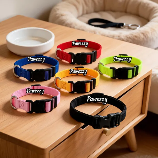 Pawezzy_Adjustable_Dog_Collar_Combo_5_Colors_Pack_Of_6