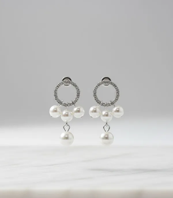 Gold_Stainless_Steel_Crystal_Halo_Pearl_Drop_Earrings_For_Women