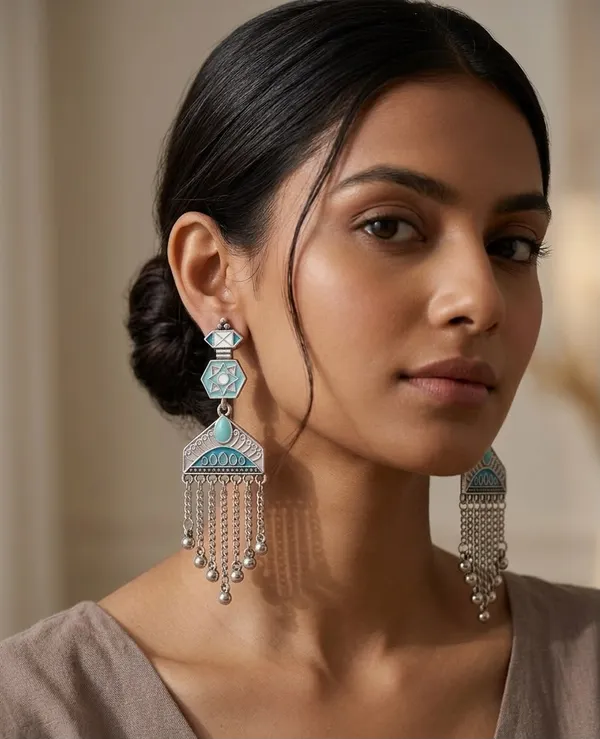 Gold_Alloy_Meenakari_Tassel_Chandelier_Drop_Earrings_For_Women