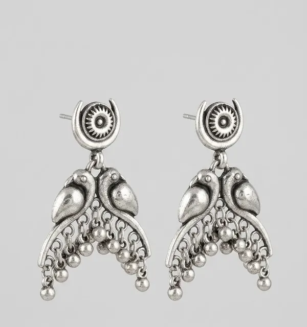 Silver_Oxidized_Twin_Bird_Sunburst_Jhumkas_For_Women