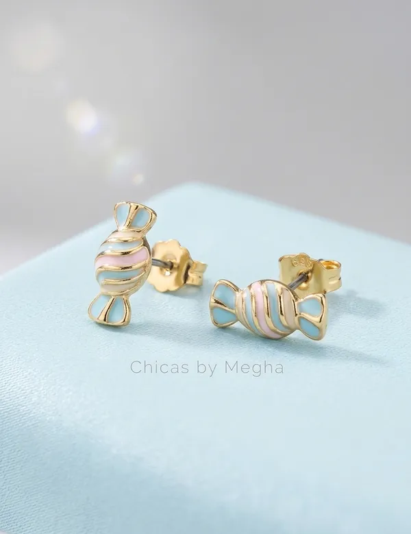Blue_Enamel_Candy_Pastel_Stud_Earrings_For_Women