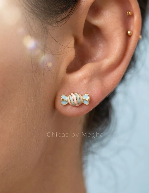 Blue_Enamel_Candy_Pastel_Stud_Earrings_For_Women