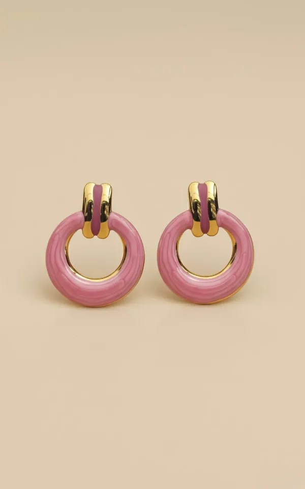 Retro_Rose_Door_Knocker_Earrings_Default_Title