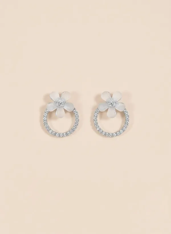 Flower_Halo_Studs_Shiny_Silver