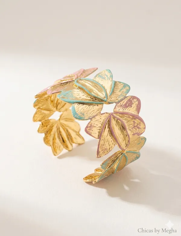 Lotus_Blossom_Statement_Cuff_Mint_Peach