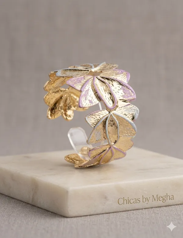 Lotus_Blossom_Statement_Cuff_Violet_Grey