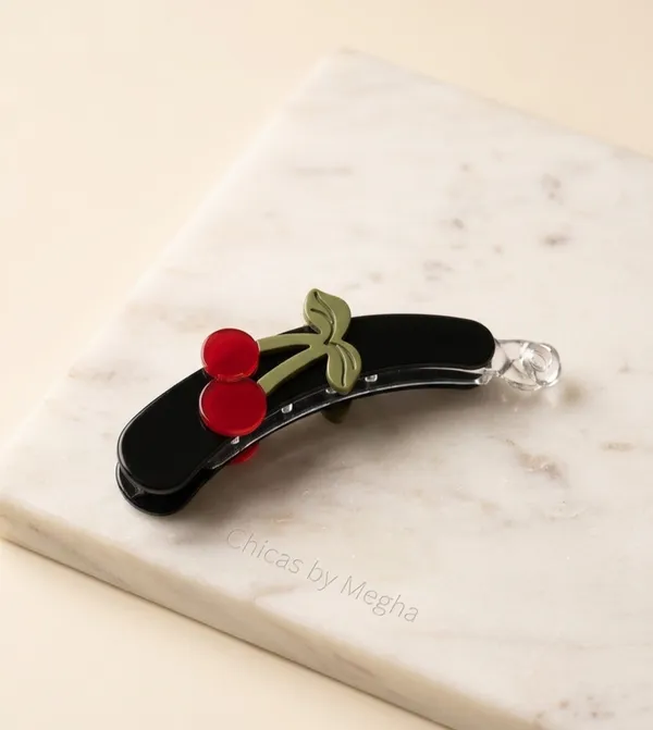 Cherry_Blossom_Banana_Clip_Black