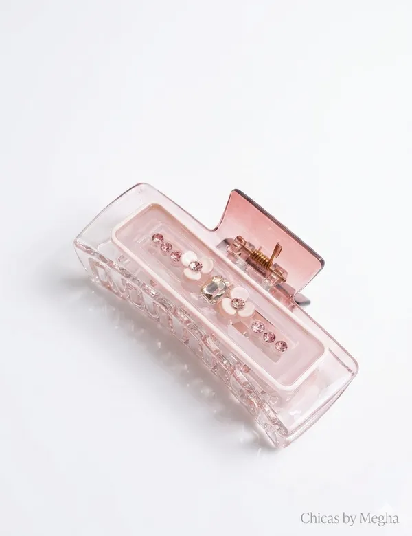The_Blossom_Gem_Translucent_Claw_Clip_Big_Size_Pink
