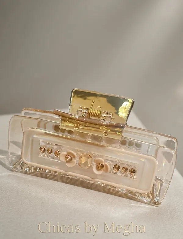 The_Blossom_Gem_Translucent_Claw_Clip_Big_Size_Yellow