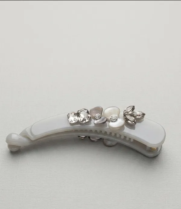 Crystal_Floral_Banana_Clip_Grey