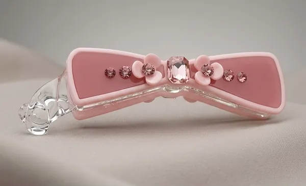 Classic_Bow_Banana_Clip_Pink