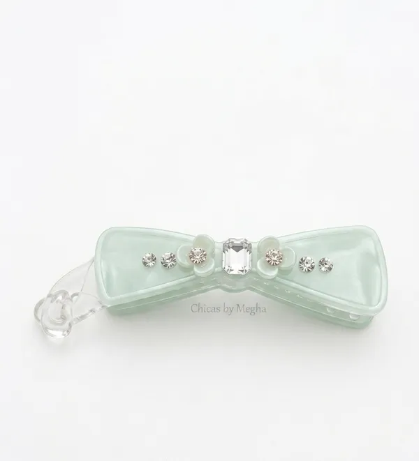 Classic_Bow_Banana_Clip_Mint_Green
