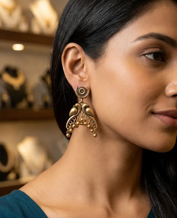 The_Silver_Avian_Aura_Oxidized_Jhumkas_Gold