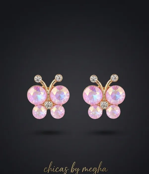 Crystal_Flutter_Butterfly_Studs_Pink