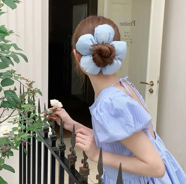 Blossom_Oversized_Satin_Scrunchie_Powder_Blue