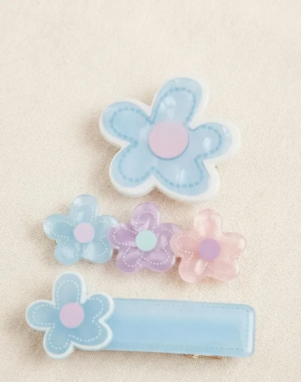 Pastel_Blossom_Hair_Clip_Set_Of_3_Blue