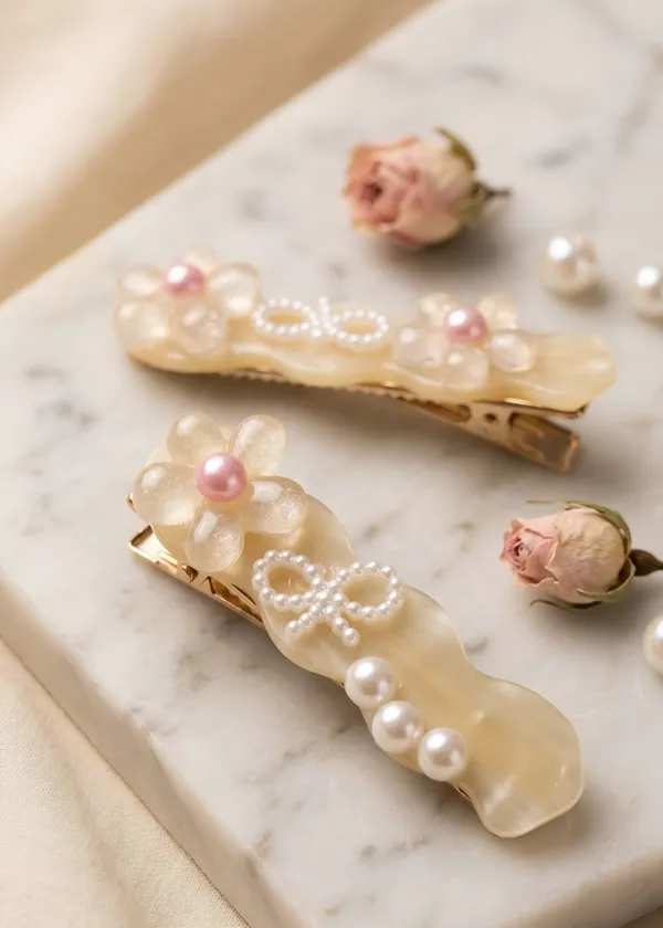 The_Pearl_Bow_Blossom_Hair_Clip_Set_Of_2_Default_Title