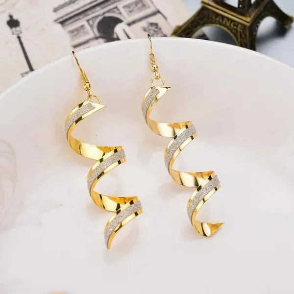 Gold_Alloy_Spiral_Drop_Stud_Earrings_For_Women