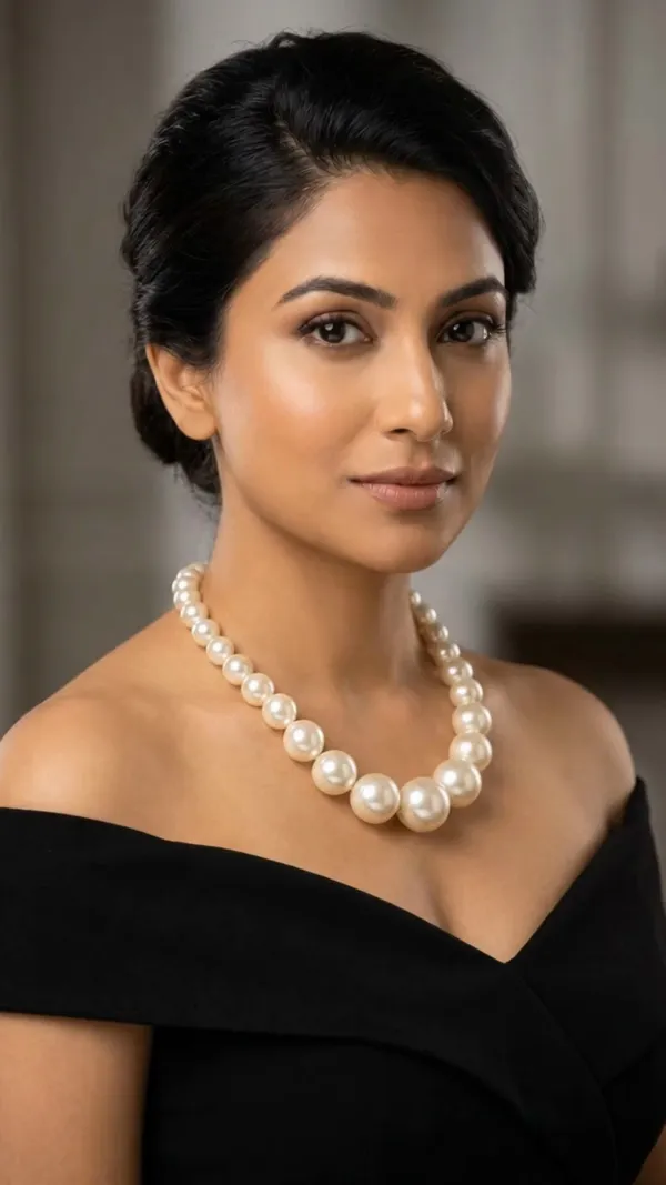 Gold_Alloy_Graduated_Pearl_Statement_Necklace_For_Women