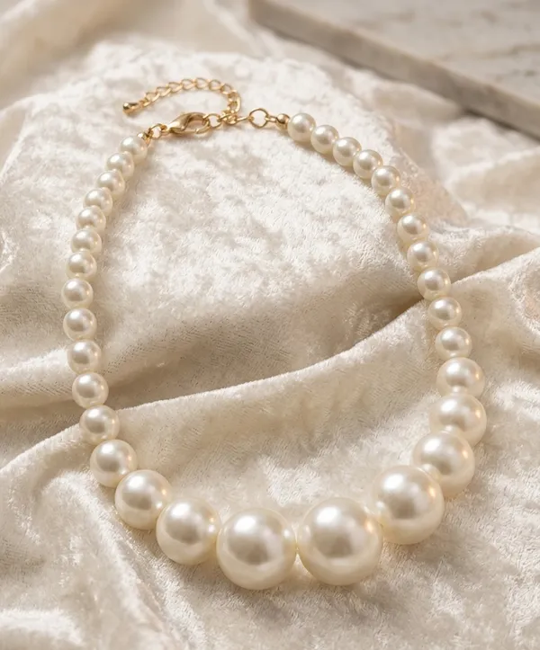 Gold_Alloy_Graduated_Pearl_Statement_Necklace_For_Women