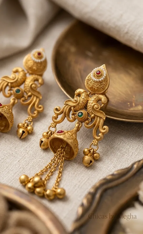 Gold_Alloy_Peacock_Motif_Rajkumari_Jhumka_Earrings_For_Women