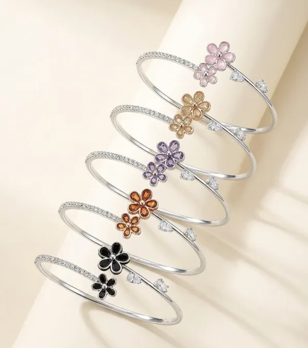 Gold_Alloy_Floral_Crystal_Cuff_Bracelet_For_Women