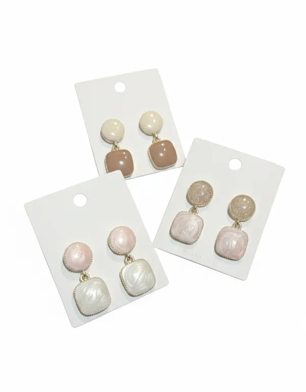 Gold_Marble_Resin_Geometric_Enamel_Drop_Earrings_For_Women