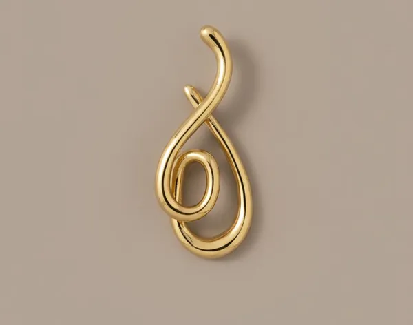 Gold_Sculptural_Abstract_Swirl_Statement_Drop_Earrings_For_Women