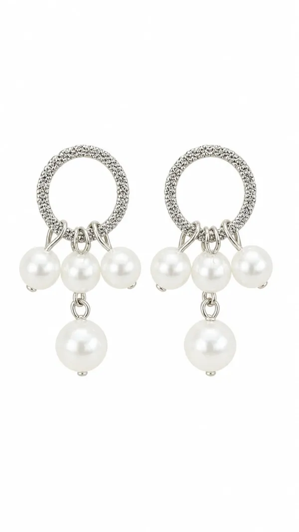 White_Stainless_Steel_Crystal_Halo_Pearl_Drop_Earrings_For_Women