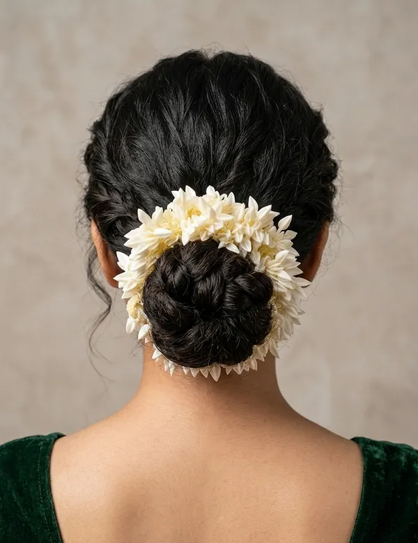 Gold_Fibre_Mogra_Bloom_Hair_Gajra_For_Women