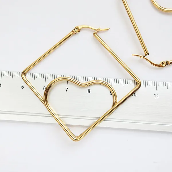 Gold_Stainless_Steel_Geometric_Square_Heart_Hoop_Earrings_For_Women