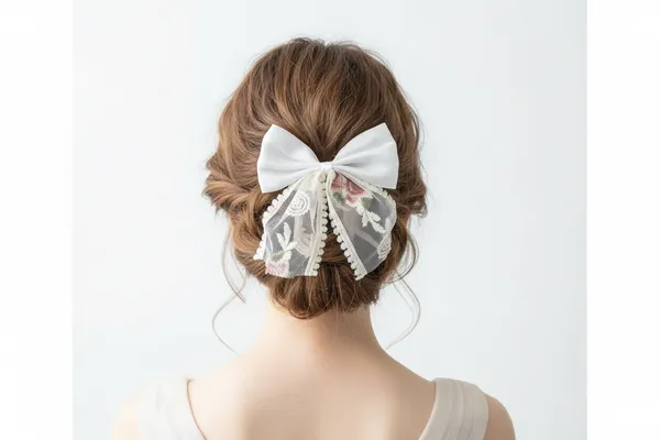 White_Stainless_Steel_Alligator_Hair_Clips_For_Women