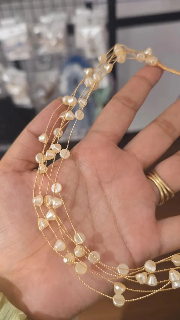 Gold_Steel_Alloy_Pearl_Neckpiece_For_Women