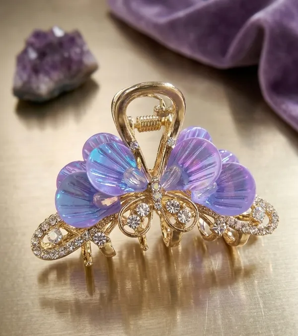 Purple_Acetate_Butterfly_Claw_Clip_For_Women