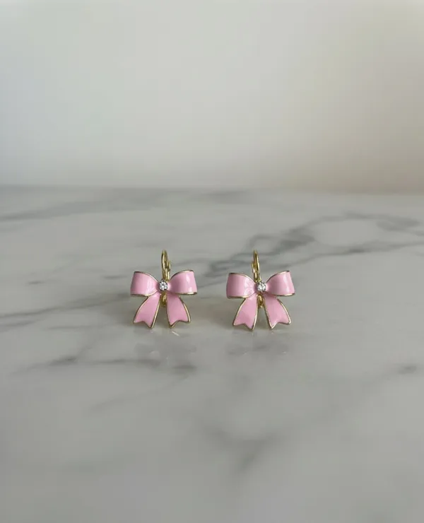 Gold_Alloy_3D_Ribbon_Bow_Crystal_Drop_Earrings_For_Women
