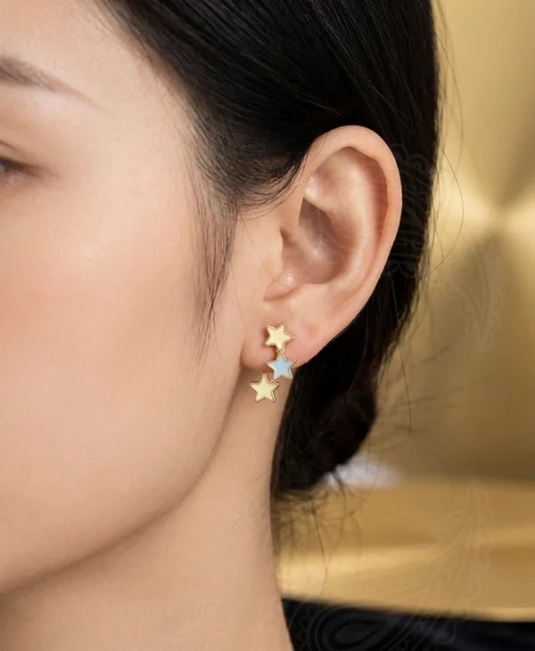 Black_White_Alloy_Cascading_Star_Stud_Earrings_For_Women