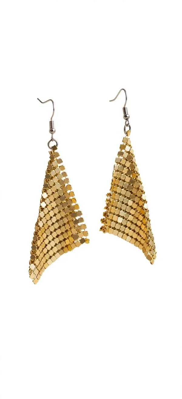 Disco_Mesh_Drop_Earrings_For_Women
