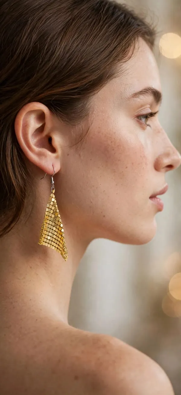Disco_Mesh_Drop_Earrings_For_Women