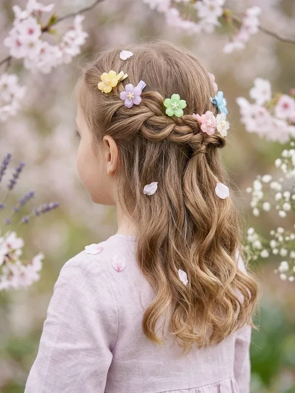 Blue_Resin_Cherry_Blossom_Alligator_Hair_Clips_For_Women