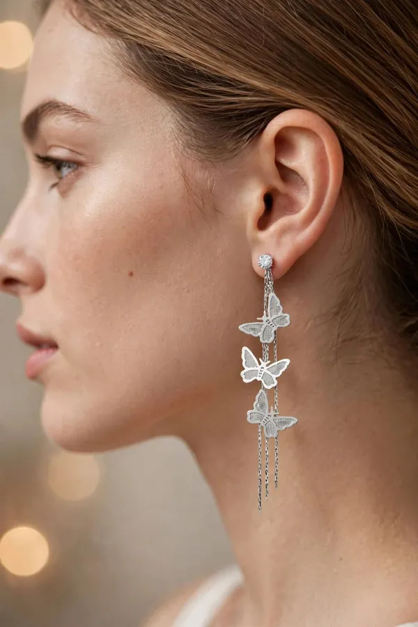 Silver_Butterfly_hanging_Earrings_For_Women