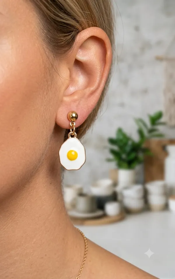 Gold_Enamel_Sunny_Side_Up_Egg_Drop_Earrings_For_Women