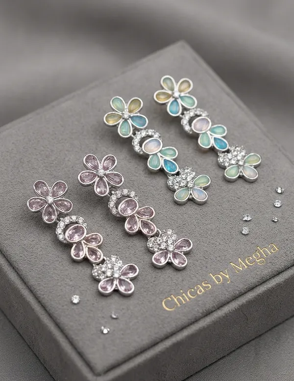 Multicolor_Stainless_Steel_Iris_Meadow_Dangle_Earrings_For_Women