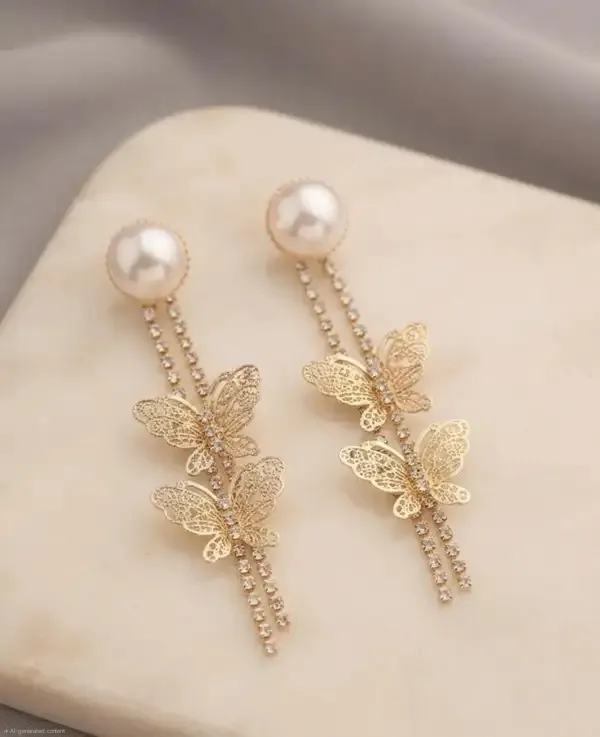 Gold_Stainless_Steel_Pearl_Crystal_Statement_Earrings_For_Women